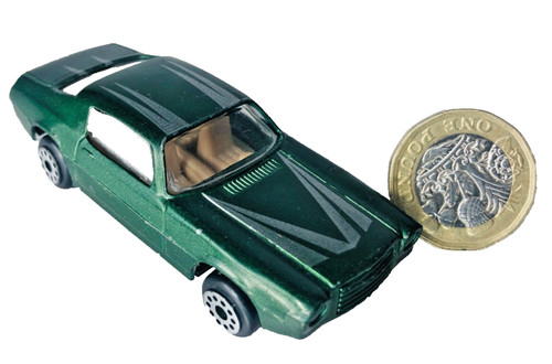 Toy car dark green - dark,