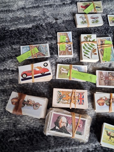 Large vintage cigarette cards - vintage,