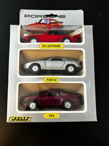 Boxed vintage welly porsche - boxed,