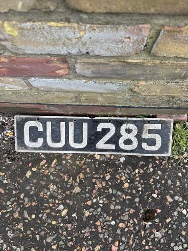 Vintage pre war car number - vintage,