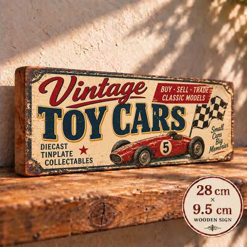 Toy cars vintage style wooden - vintage,