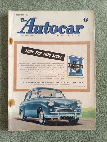 Vintage the autocar - autocar, magazine