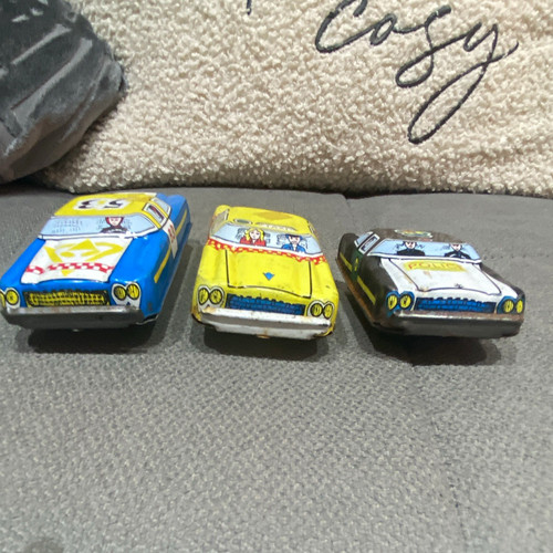 Vintage tinplate toy - tinplate, car