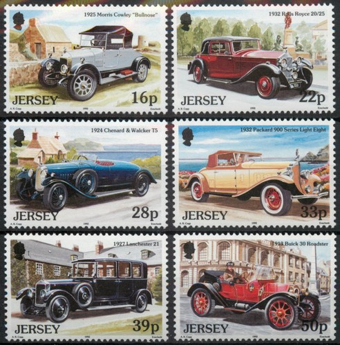 Jersey 1992 vintage - cars, set