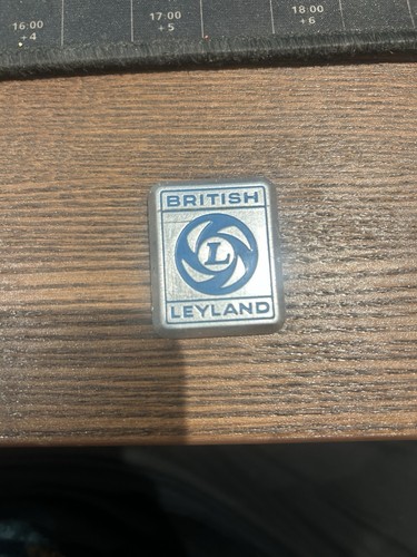 Vintage british leyland enamel - vintage,