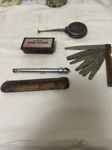 Vintage tyre pressure gauge - vintage,