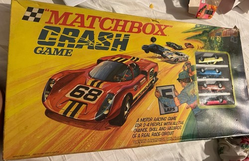 Vintage matchbox crash board - vintage,