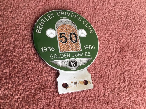 Vintage car badge bentley - car, (