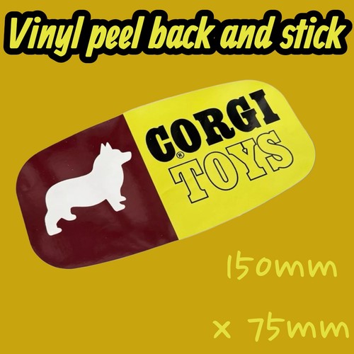 Corgi toys vinyl sticker - vinyl,