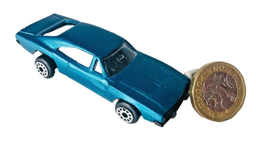 Toy car blue economy - car, vintage