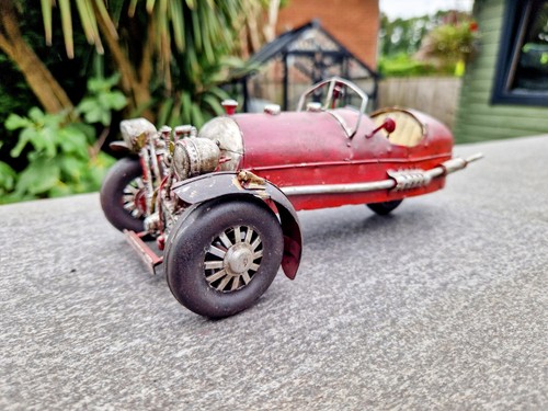 Vintage style tinplate morgan - vintage,