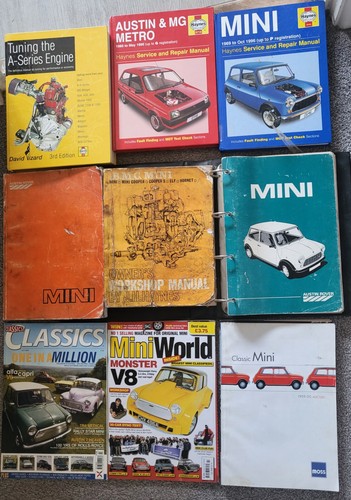 Set vintage mini manuels - set,